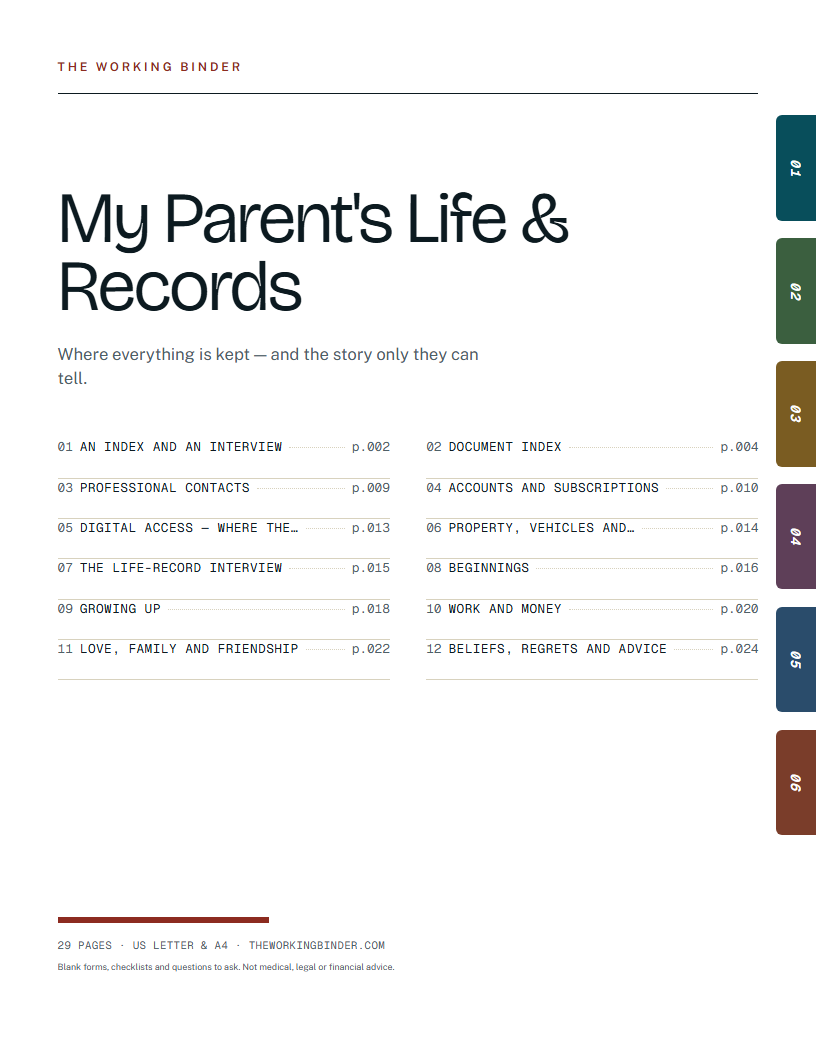 My Parent's Life & Records — My Parent's Life & Records